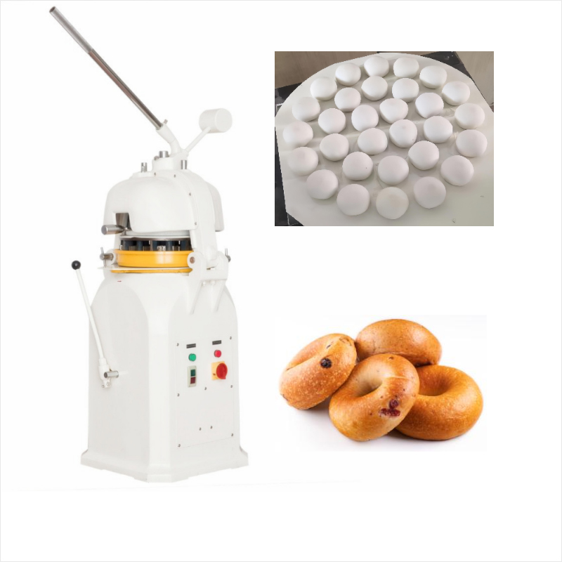 Factory Price Semi Automatic Dough Divider Rounder Commercial Dough Forming Making Machine With Wheels