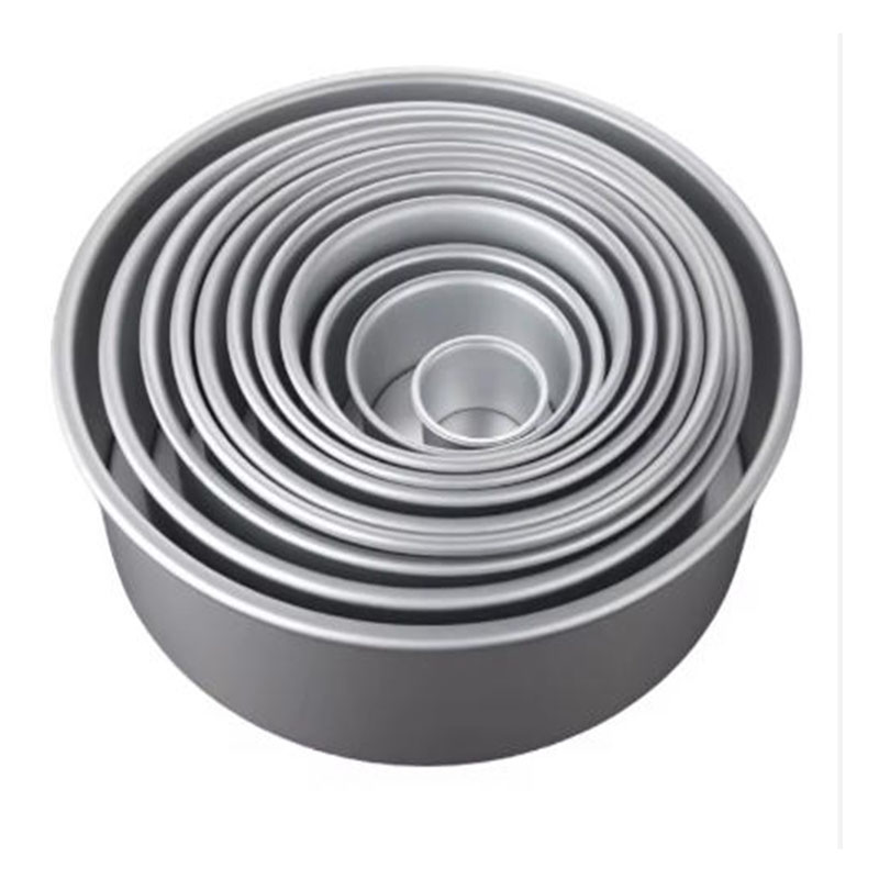 4/6/8/10 inch Carbon Steel Cake Mold Nonstick Live Bottom Chiffon Cake Molds Baking Pans