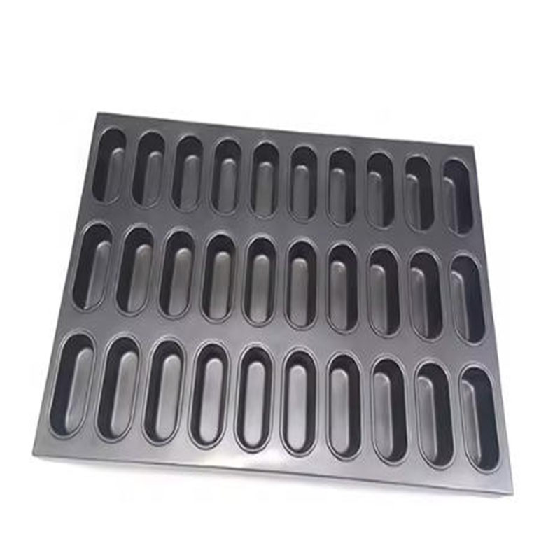 Factory price customized non stick brownie Cake pans muffinpan Baking Mold Hot dog baking trays hoagie bun pan