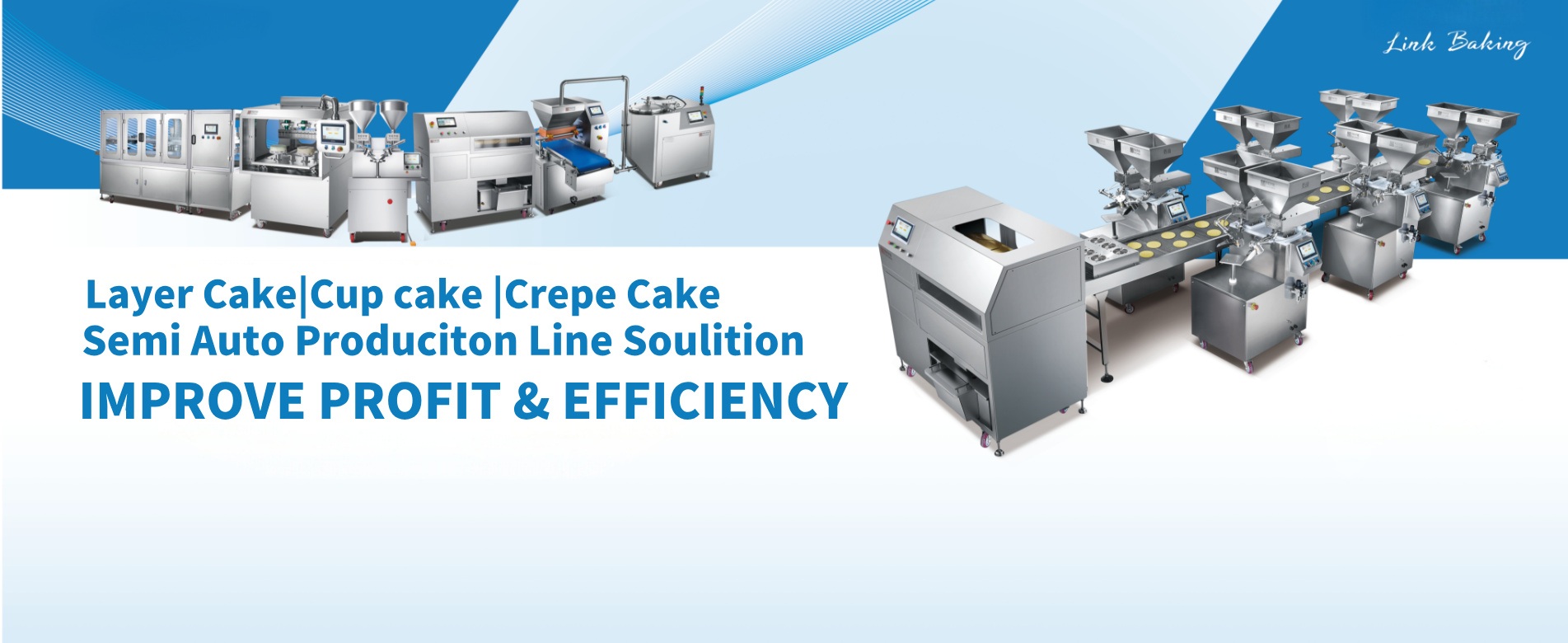 China one stop cake production line supplier