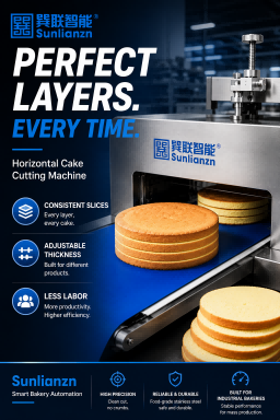sponge cake cutting machine